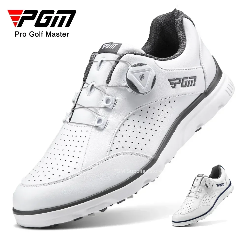 Golf Equipment Brands - PGM Męskie buty golfowe Gałka Sznurowadła