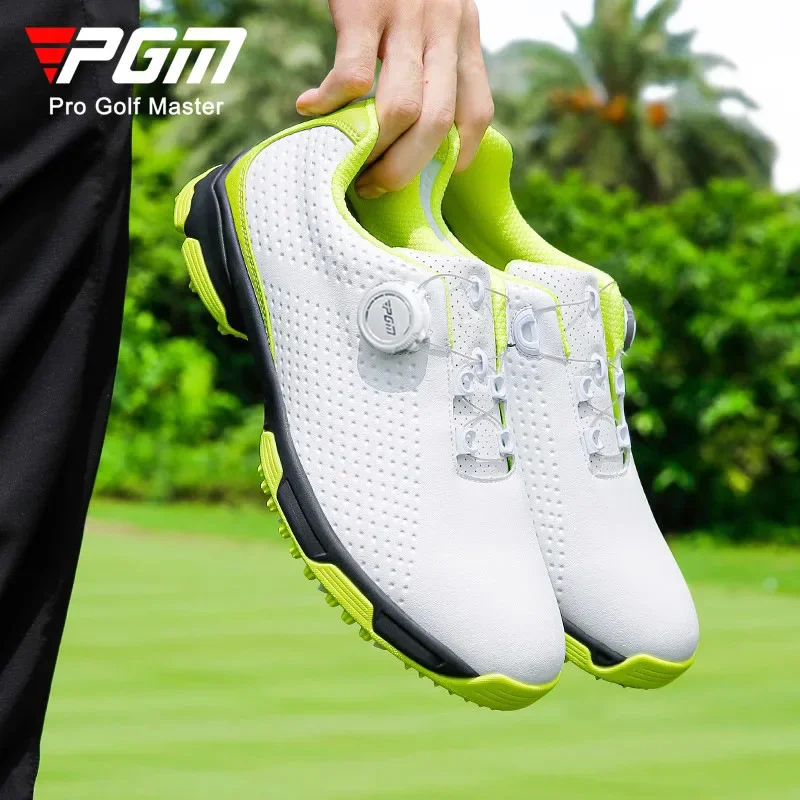 Golf Equipment Brands - Sznurowane, oddychające męskie buty golfowe PGM,