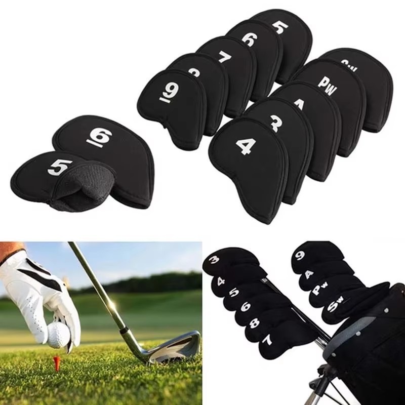 Golf Equipment Kit - 10 szt. Przenośne Pokrowce na Główki