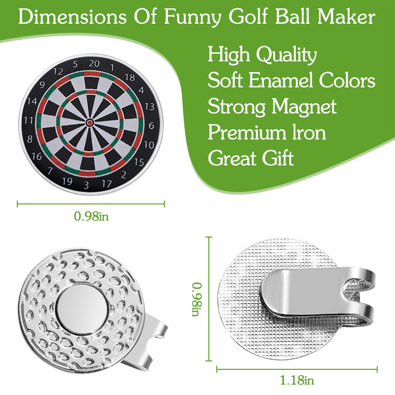 Klips do czapki golfowej w ksz – Ball Marker Set recenzja i cena