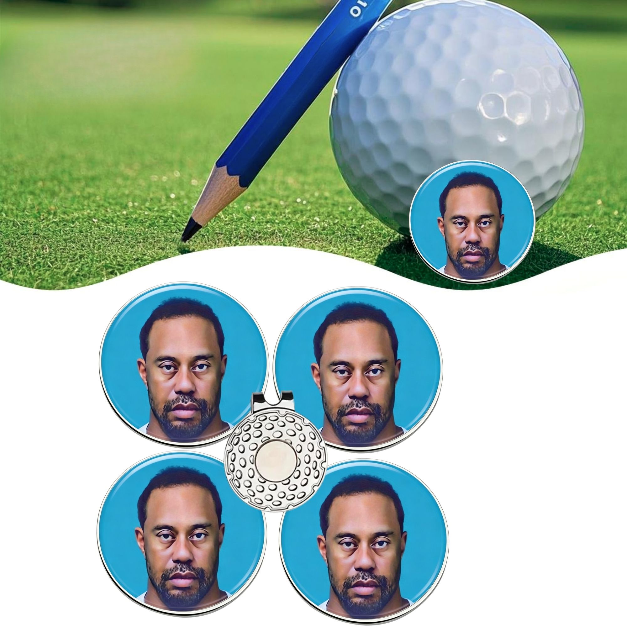 Zestaw 4 markerów do piłek gol – Ball Marker Set recenzja i cena