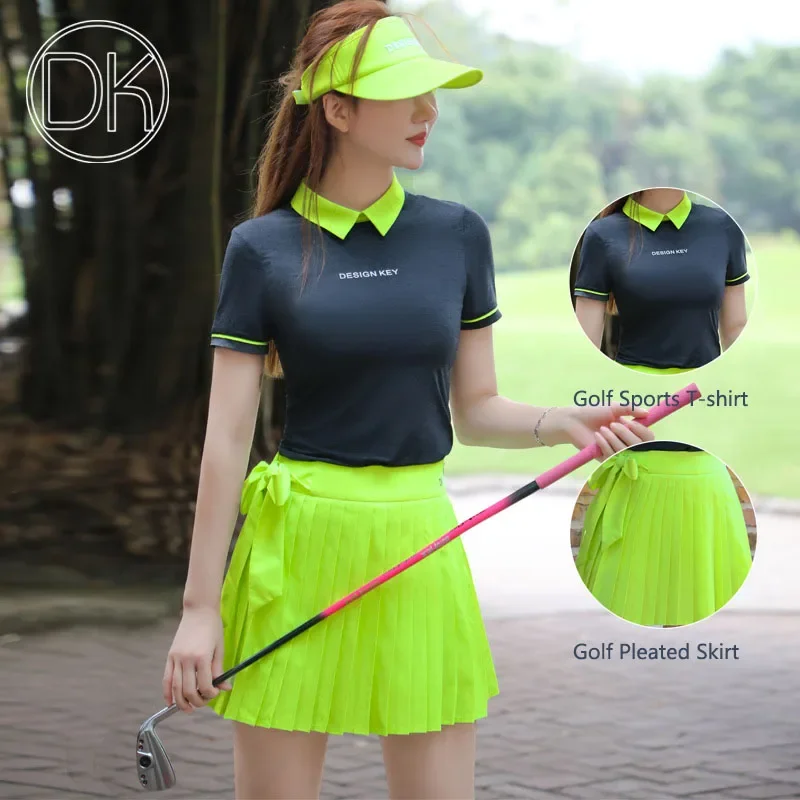 Damski DK oddychający koszulka – Golf Equipment For Women recenzja i cena