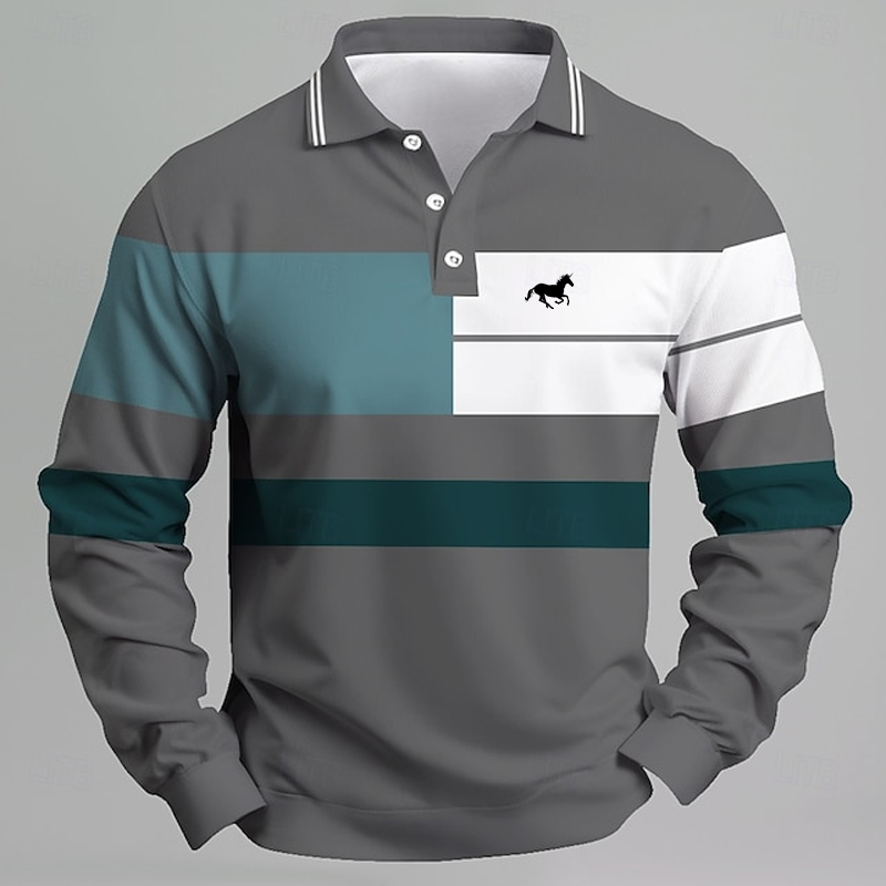Męska koszulka polo w paski z  – Golf Equipment Brands recenzja i cena