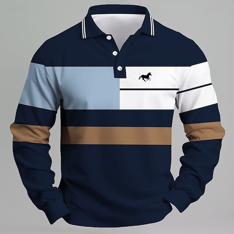 Męska koszulka polo w paski z  – Golf Equipment Brands recenzja i cena