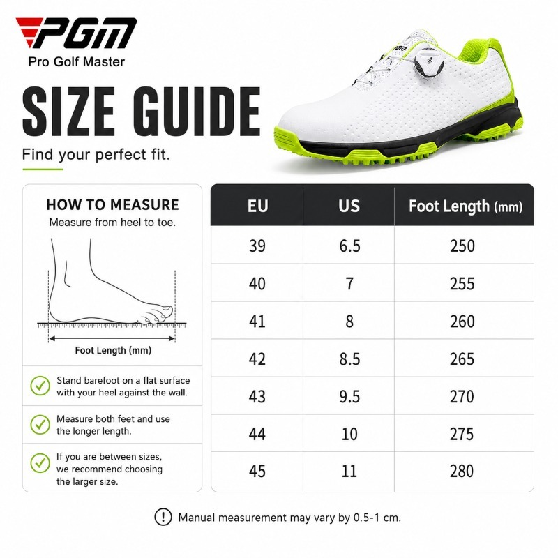 Męskie buty golfowe PGM, wodoo – Golf Equipment Brands recenzja i cena